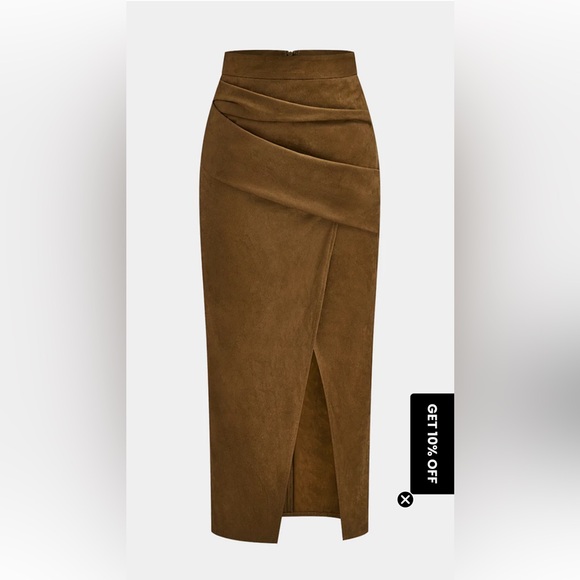 commense Dresses & Skirts - Commense Brown Pencil Skirt
